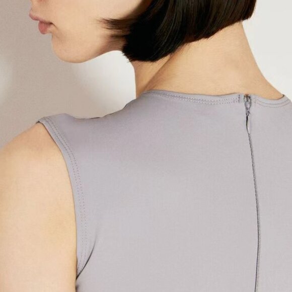 Ssense Entire Studios Sleeveless Maxi Dress XS/S Grey - Picture 7 of 12